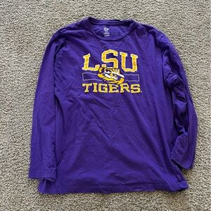 LSU Tigers Purple Long Sleeve Shirt 🚩